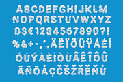 White Clouds Font, a Sans Serif Font by Handmadefont (Thumbnail 2 of 13)