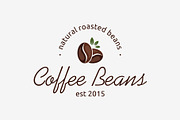 Coffee Beans Natural Vintage Logo, a Branding & Logo Template by ika trisiana (Thumbnail 1 of 2)