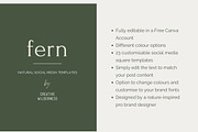 Holistic Wellness Social Templates, a Social Media Template by CreativeWilderness (Thumbnail 13 of 13)