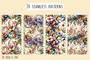 Royal Bouquet - Floral Patterns, a Pattern Graphic by Art Sproot (Thumbnail 3 of 12)