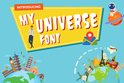 My Universe font, a Handwritten Font by portype (Thumbnail 1 of 11)