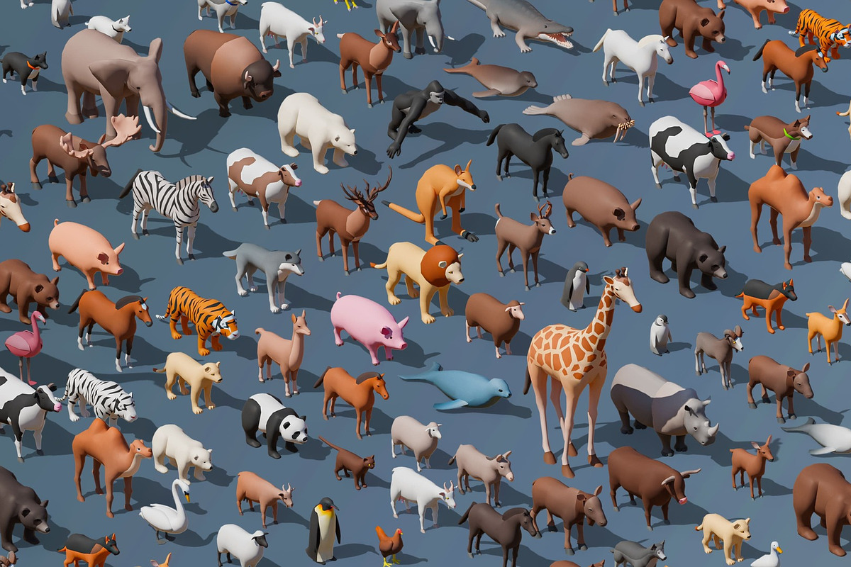 Animals 1, an Animal 3D Model by ithappy (Photo 7 of 32)
