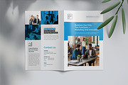 Clean Corporate Bifold Brochure, a Brochure Template by Cristal Pioneer (Thumbnail 1 of 4)