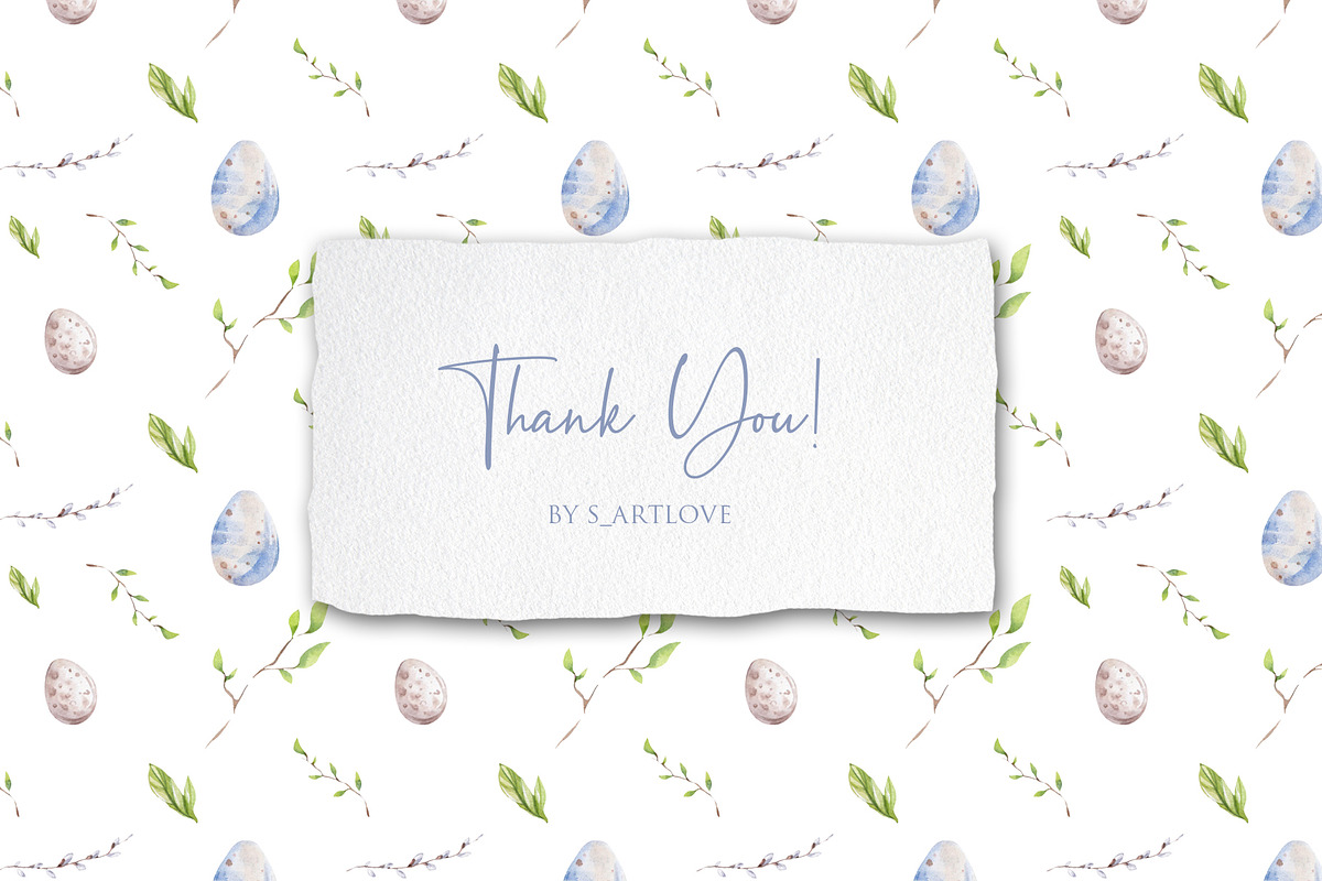 Watercolor Easter Collection, an Animal Illustration by S_ARTLOVE (Photo 11 of 11)