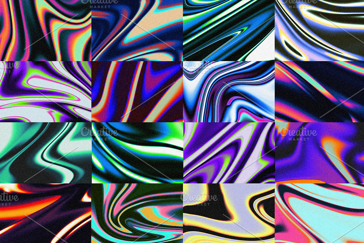 Fluid Grainy Background Gradient Set, a Texture Graphic by URSAL Supply (Photo 5 of 6)