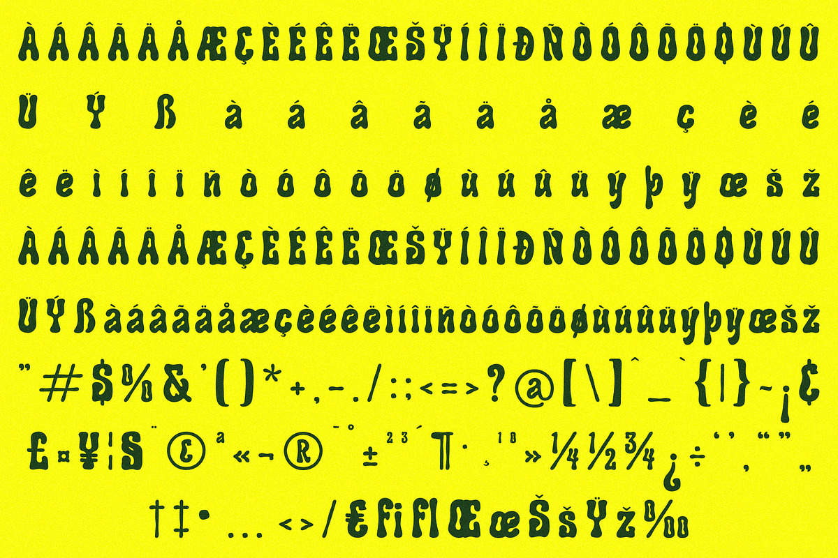 Foresto Creepy Halloween Font, a Sans Serif Font by Storytype Studio (Photo 14 of 15)