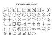 Bold Line Icons, an Outline Icon by Howcolour (Thumbnail 145 of 151)