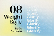 Update!Glorify Variable Sans +Italic, a Sans Serif Font by Letterhend Studio (Thumbnail 2 of 9)