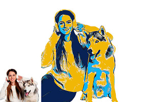 Vector Pets Photoshop Action