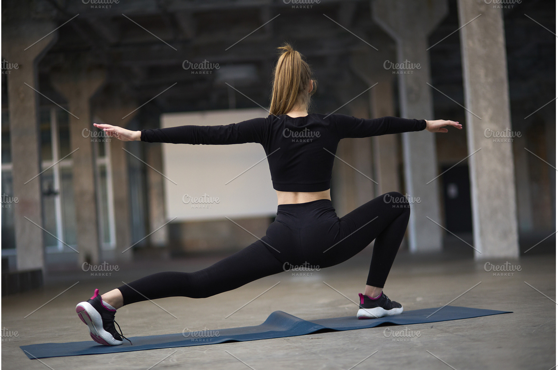 Outdoor Yoga Practice by Athletic, a Nature Photo by wip3out