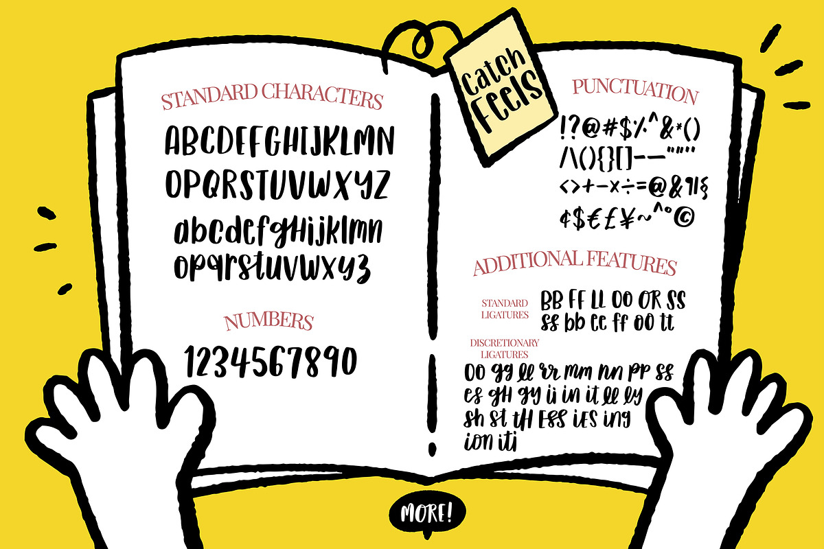 Catch Feels - Lovely and Quirky font, a Font by Paperly Studio (Photo 13 of 14)