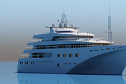 3D Super Yacht, a Cars & Vehicle 3D Model by Giimann (Thumbnail 7 of 7)