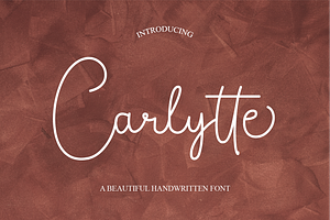 Carlyte | Handwriting Font