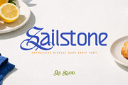 Sailstone, a Sans Serif Font by din-studio.com (Thumbnail 1 of 12)