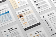 Event Schedule Bundle, a Flyer Template by Leaflove (Thumbnail 2 of 10)