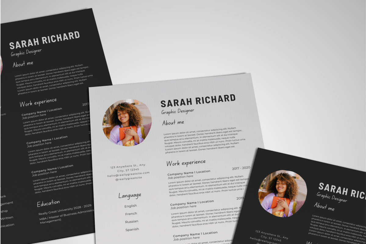Resume Minimalist, a Graphic by Dheny Designer (Photo 1 of 5)