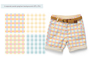 Blooming Fruits Gingham Patterns, a Pattern Graphic by Svitlana Kharchuk (Thumbnail 3 of 8)