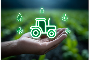 Smart agriculture and modern, a Nature Photo by ZinetroN