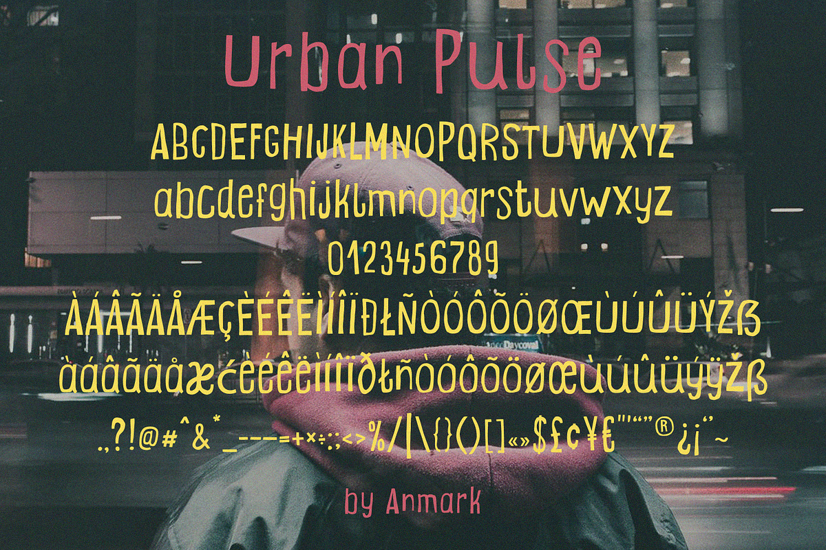 Urban Pulse: Rough and Raw Font, a Sans Serif Font by AnMark (Photo 8 of 10)