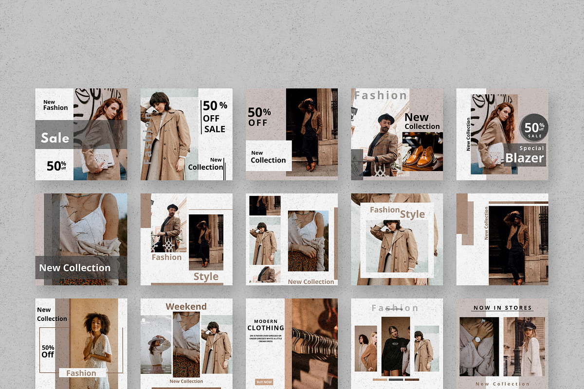 Aesthetic Instagram Templates Canva, a Social Media Template by Pixel Blend (Photo 5 of 6)