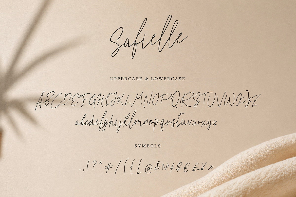Safielle – Luxury Signature Script, a Script Font by chekart (Photo 12 of 12)