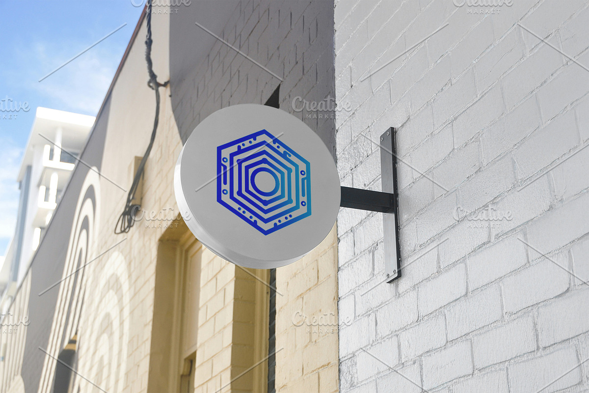 Modern Hexagonal Geometric Tech Logo, a Branding & Logo Template by Vectorium Studio (Photo 2 of 9)