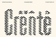 CS Balenda Bricks, a Sans Serif Font by Craft Supply Co. (Thumbnail 7 of 8)