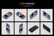 iPhone 14 PRO Mockup, an iPhone Mockup by Mocku (Thumbnail 6 of 17)