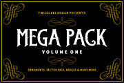 Twicolabs Mega Pack 1, an Object Graphic by Twicolabs Fontdation (Thumbnail 1 of 5)