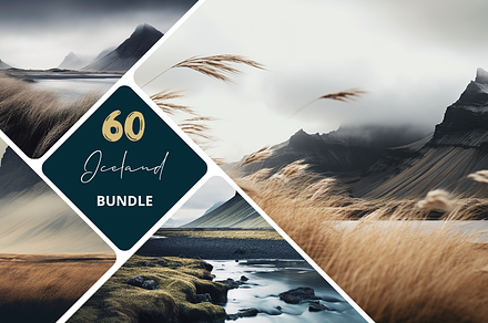 60 Iceland landscape photo Bundle, a Nature Photo by Virgo Studio