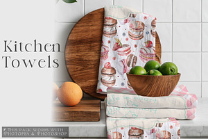 Kitchen Towel Mockups