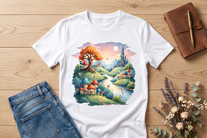 Watercolor Clipart & PNG Sublimation, an Object Graphic by zahidhossainalif