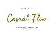 Casual Flow - Modern Signature Font, a Handwritten Font by RHD Creative Studio (Thumbnail 1 of 8)