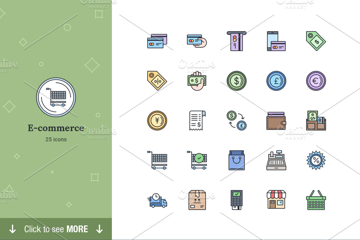 E-commerce - Epic landing page icons preview 3