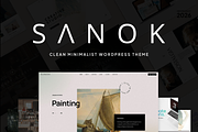 Sanok - Minimalist WordPress Theme, a WordPress Template by treethemes (Thumbnail 1 of 3)