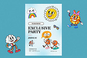 Trendy Cartoon Illustration Set, an Illustration by Helospace (Thumbnail 6 of 10)