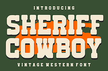 Sheriff Cowboy Western font