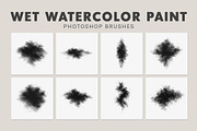 Wet Watercolor Paint Brushes, a Brush Add-On by AB-TheDesigner (Thumbnail 2 of 4)