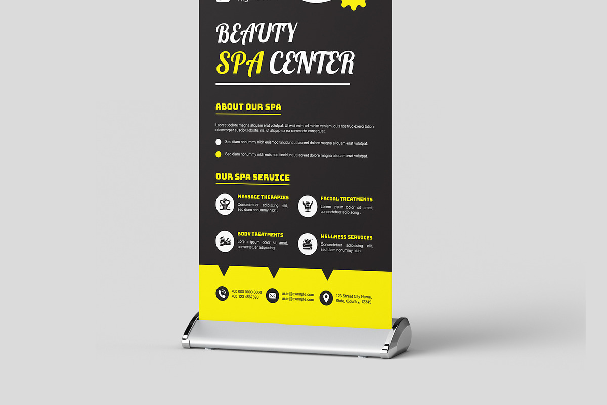 Roll Up Banner Design, a Stationery Template by MightyDesign (Photo 3 of 8)