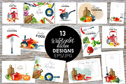 Watercolor kitchen, a Food Illustration by Tatiana Davidova (Thumbnail 4 of 5)