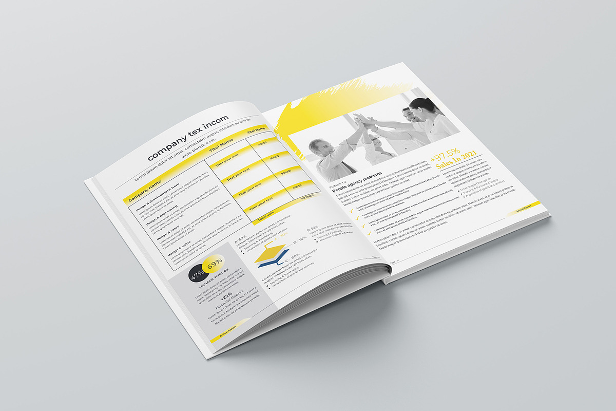 Annual Report Bundle | Word, indd, a Brochure Template by obayes (Photo 49 of 51)