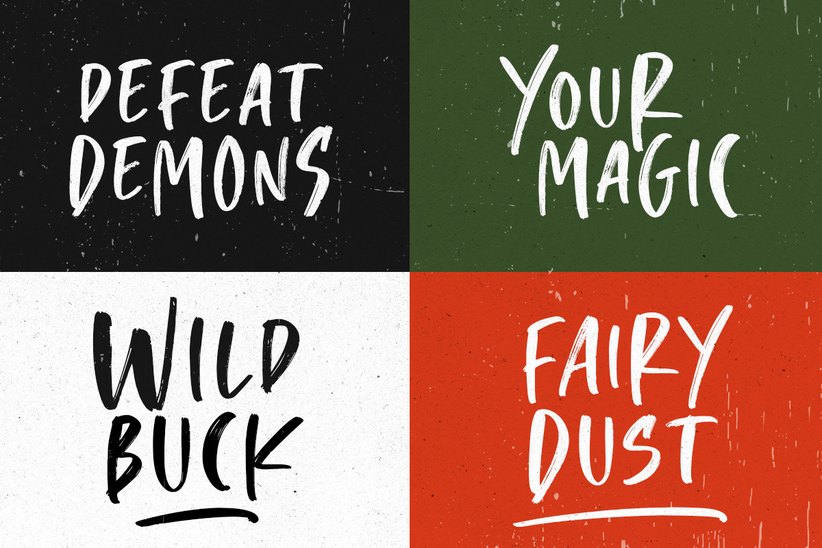 Move Forward - New Brush Font, a Font by Bale Type (Photo 4 of 12)