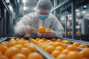 Quality control on sorting line, a Photo by Pavel_design