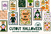 Cutout Halloween Print Creator, an Object Graphic by ArtFM (Thumbnail 1 of 14)
