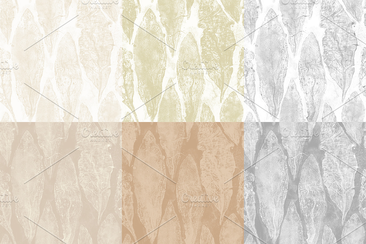 Leaf Impression Pattern Collection, a Pattern Graphic by Note And Silence (Photo 2 of 6)