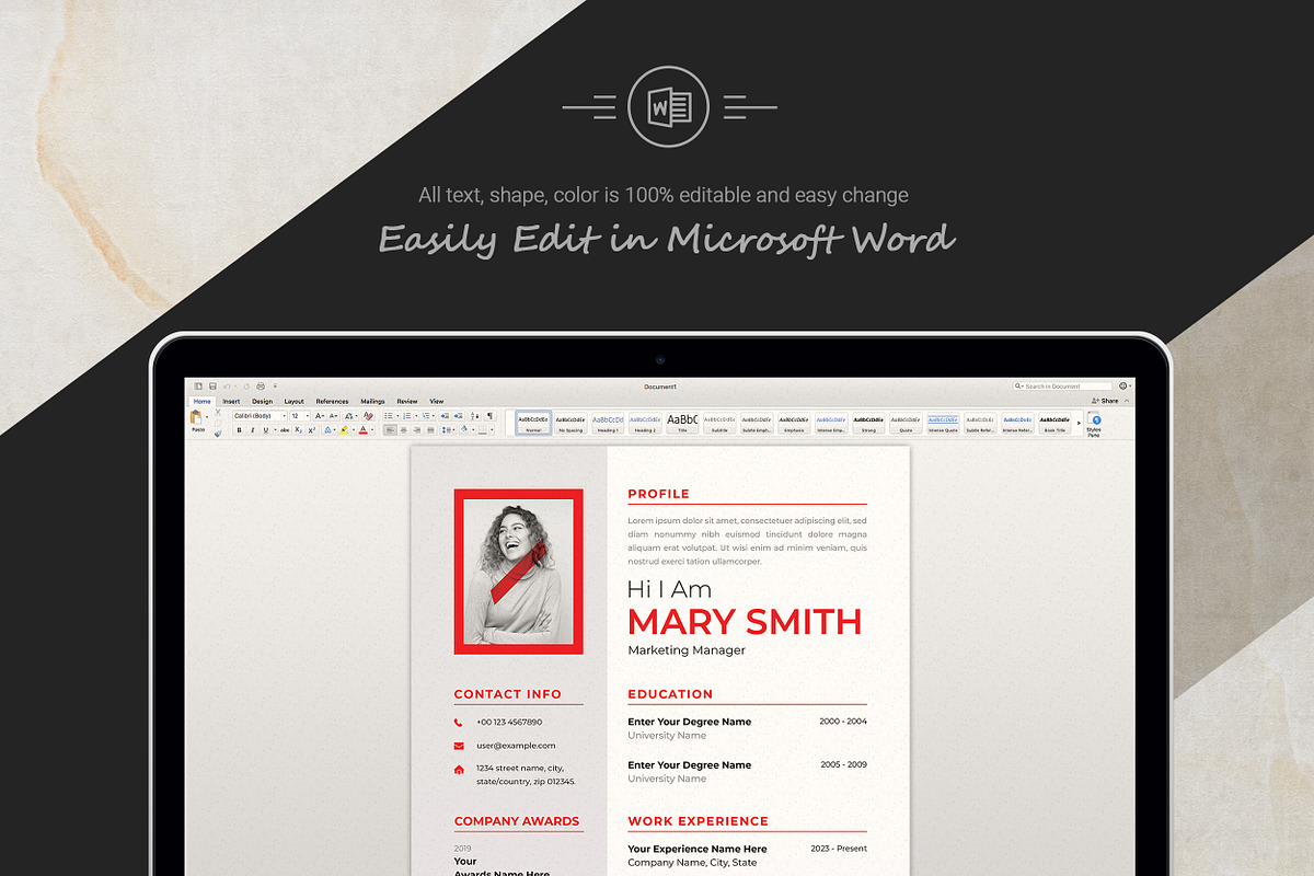 Two-Page Resume with Timeline Layout preview 5