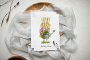 BLOOMING SEASON watercolor clipart, a Seasonal Illustration by long summer (Thumbnail 4 of 15)