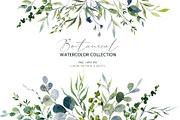 Eucalyptus. Watercolor collection., a Pattern Graphic by HannaStudio (Thumbnail 1 of 9)