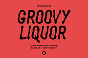 Groovy Liquor, a Handwritten Font by GroovyFontCo (Thumbnail 1 of 7)