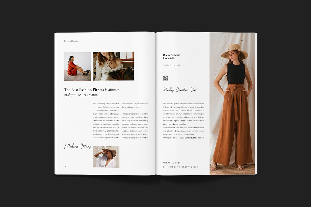 Lifestyle Magazine Template, a Magazine Template by ElvinPrint (Photo 19 of 23)